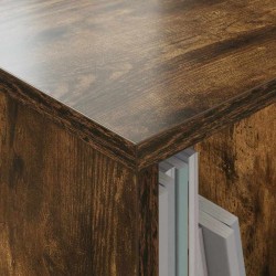 Étagère à magazines 2 pcs Chêne fumé 35 x 30 x 45 cm 584041584041