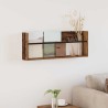 Étagère à magazines avec étagère Bois ancien 80 x 12 x 30 cm 584042584042