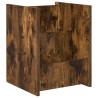 Étagère à magazines avec étagère Chêne fumé 35 x 35 x 45 cm 584043584043