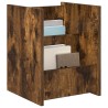 Étagère à magazines avec étagère Chêne fumé 35 x 35 x 45 cm 584043584043