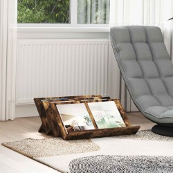 Étagère à magazines avec étagère Chêne fumé 65 x 53 x 28,5 cm 584044584044