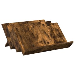 Étagère à magazines avec étagère Chêne fumé 65 x 53 x 28,5 cm 584044584044