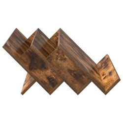 Étagère à magazines avec étagère Chêne fumé 65 x 53 x 28,5 cm 584044584044