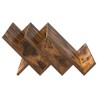 Étagère à magazines avec étagère Chêne fumé 65 x 53 x 28,5 cm 584044584044