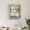 Étagère à magazines avec étagère Chêne Sonoma 60 x 12 x 70 cm 584045584045