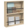 Étagère à magazines avec étagère Chêne Sonoma 60 x 12 x 70 cm 584045584045