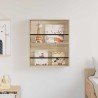 Étagère à magazines avec étagère Chêne Sonoma 60 x 12 x 70 cm 584045584045