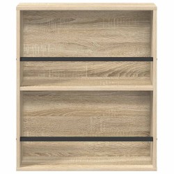 Étagère à magazines avec étagère Chêne Sonoma 60 x 12 x 70 cm 584045584045
