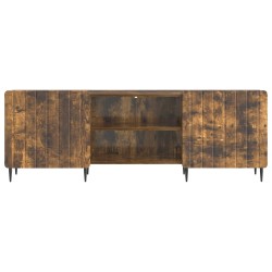 Meuble TV Chêne fumé 150 x 31 x 52 cm Bois d'ingénierie 584050584050