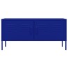 Meuble TV Bleu marine 105x35x50 cm Acier 584051584051