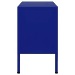 Meuble TV Bleu marine 105x35x50 cm Acier 584051584051