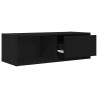Meuble TV chêne noir 80x31x25,5 cm bois d'ingénierie 584052584052
