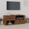 Meuble TV Chêne marron 100x35x40 cm Bois d'ingénierie 584053584053
