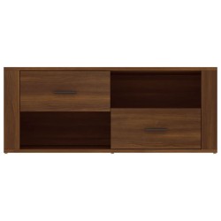 Meuble TV Chêne marron 100x35x40 cm Bois d'ingénierie 584053584053