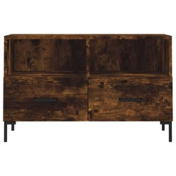 Meuble TV Chêne fumé 80x36x50 cm Bois d'ingénierie 584055584055