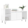 Meuble TV Blanc brillant 100x35x55 cm Bois d'ingénierie 584056584056