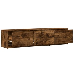Meuble TV Chêne fumé 165 x 34 x 40 cm Bois d'ingénierie 584058584058