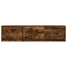 Meuble TV Chêne fumé 165 x 34 x 40 cm Bois d'ingénierie 584058584058