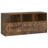 Meuble TV Chêne fumé 102 x 34,5 x 47 cm Bois d'ingénierie 584061584061