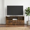 Meuble TV Chêne fumé 102 x 34,5 x 47 cm Bois d'ingénierie 584061584061