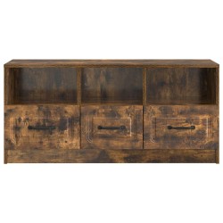 Meuble TV Chêne fumé 102 x 34,5 x 47 cm Bois d'ingénierie 584061584061