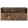 Meuble TV Chêne fumé 102 x 34,5 x 47 cm Bois d'ingénierie 584061584061
