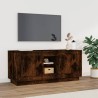 Meuble TV chêne fumé 102x35x45 cm bois d'ingénierie 584063584063