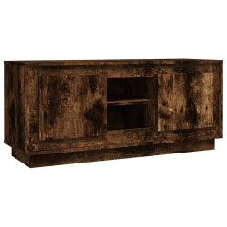 Meuble TV chêne fumé 102x35x45 cm bois d'ingénierie 584063584063