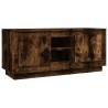 Meuble TV chêne fumé 102x35x45 cm bois d'ingénierie 584063584063