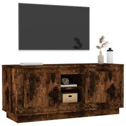 Meuble TV chêne fumé 102x35x45 cm bois d'ingénierie 584063584063