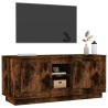 Meuble TV chêne fumé 102x35x45 cm bois d'ingénierie 584063584063