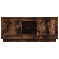 Meuble TV chêne fumé 102x35x45 cm bois d'ingénierie 584063584063