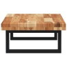 Étagère de vasque murale acier et bois massif d'acacia 584065584065
