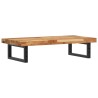 Étagère de vasque murale acier et bois massif d'acacia 584065584065