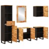 Ensembles de salle de bain 5 pcs Naturel Bois de mangue massif 584069584069