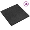 Dalles de Protection Anti-Chute 6 pcs Noir 50 x 50 cm 584073584073