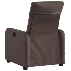 Fauteuil de massage inclinable Marron Similicuir 584074584074
