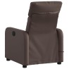 Fauteuil de massage inclinable Marron Similicuir 584074584074