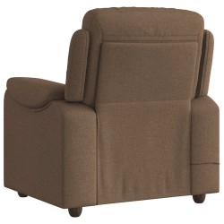 Fauteuil de massage inclinable Marron Tissu 584075584075