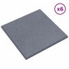 Dalles de Protection Anti-Chute 6 pcs Gris 50 x 50 cm 584077584077