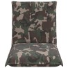 Fauteuil de sol ajustable Armée Tissu 584080584080