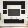 Ensemble meuble TV 8 pcs Chêne noir Bois d'ingénierie 584084584084