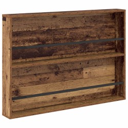 Étagère à magazines avec étagère Bois ancien 100 x 12 x 70 cm 584086584086
