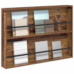 Étagère à magazines avec étagère Bois ancien 100 x 12 x 70 cm 584086584086