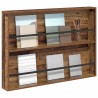 Étagère à magazines avec étagère Bois ancien 100 x 12 x 70 cm 584086584086
