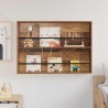 Étagère à magazines avec étagère Bois ancien 100 x 12 x 70 cm 584086584086