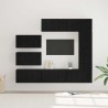 Ensemble meuble TV 8 pcs Chêne noir Bois d'ingénierie 584090584090
