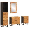 Ensembles de salle de bain Naturel Bois de mangue massif 584096584096
