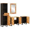 Ensembles de salle de bain Naturel Bois de mangue massif 584096584096