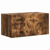Meuble TV mural 2 pcs Chêne fumé 60 x 31 x 29,5 cm 584098584098